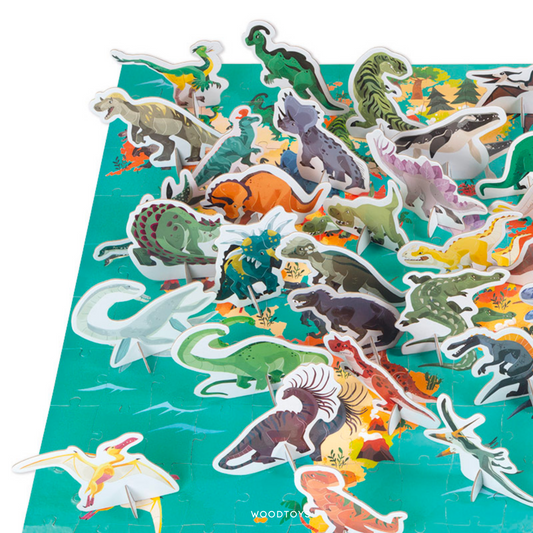Puzzle educativo - Los dinosaurios 200 PZ.
