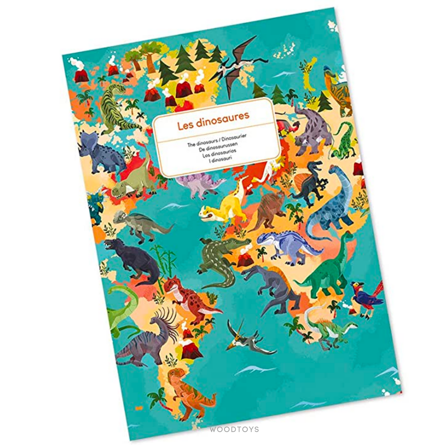 Puzzle educativo - Los dinosaurios 200 PZ.