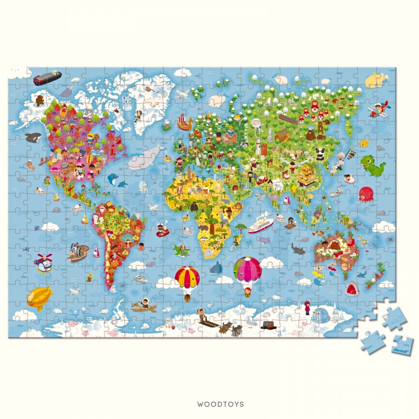 Puzzle Gigante "ATLAS MUNDIAL" 300 PZAS.